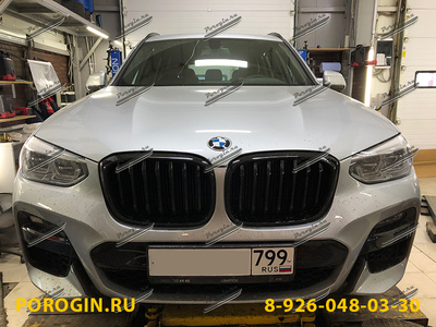 Пороги - подножки BMW, БМВ X3-G01 2017-