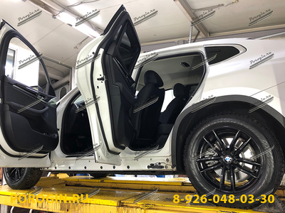 Установка порогов, подножек BMW X4 G02 2018-2020