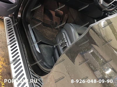 Установка Порогов - подножки BMW X6 F16, БМВ х6-ф16 c 2014