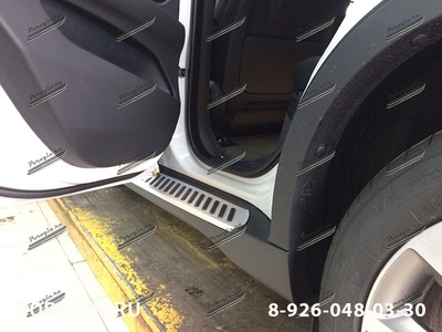Пороги - подножки BMW, БМВ X6-F16 2014-