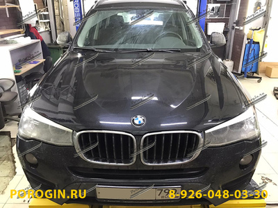 Пороги - подножки BMW, БМВ X3-F25 2010-2014