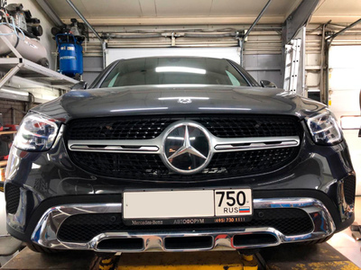Пороги - подножки Mercedes-Benz GLC COUPE 2019-