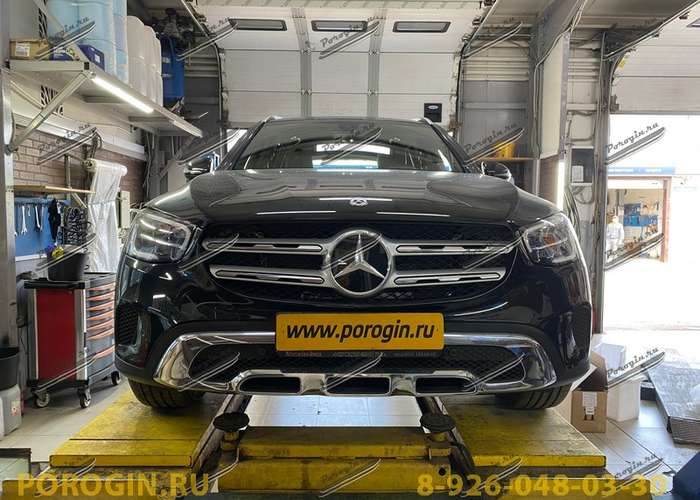 Установка порогов Mercedes-Benz GLC-X253 2019-2021