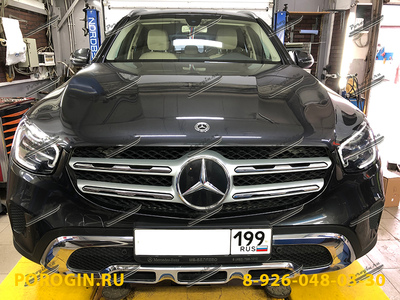 Установка порогов подножки Mercedes-Benz GLC-X253 2019