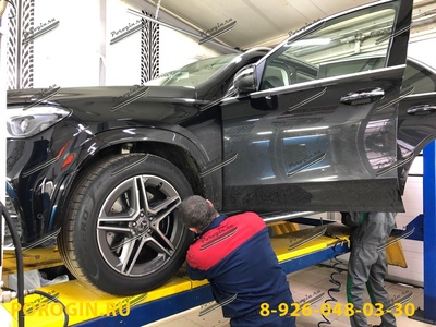 Пороги - подножки Mercedes-Benz GLE V167 2018-2020