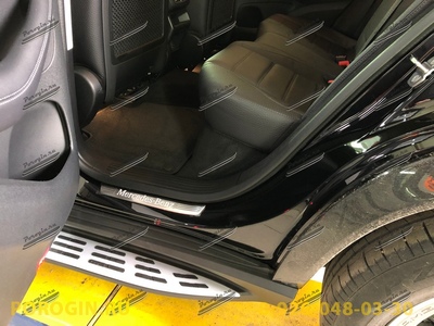 Тюнинг пороги, подножки, ступеньки Mercedes-Benz GLS-X167 2019-, Мерседес ГЛС-Х167 2019-