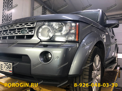Замена гнилых порогов - подножки Land Rover Discovery 3 2005-2009