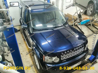 Пороги - подножки Land Rover Discovery 4 2009-2016