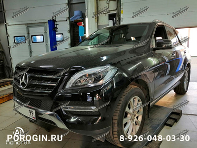 Пороги - подножки Mercedes-Benz ML-W166 2011-2015