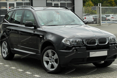 Тюнинг пороги, подножки, ступеньки BMW X3-E83 2003-2006, БМВ Х3-Е83 2003-2006