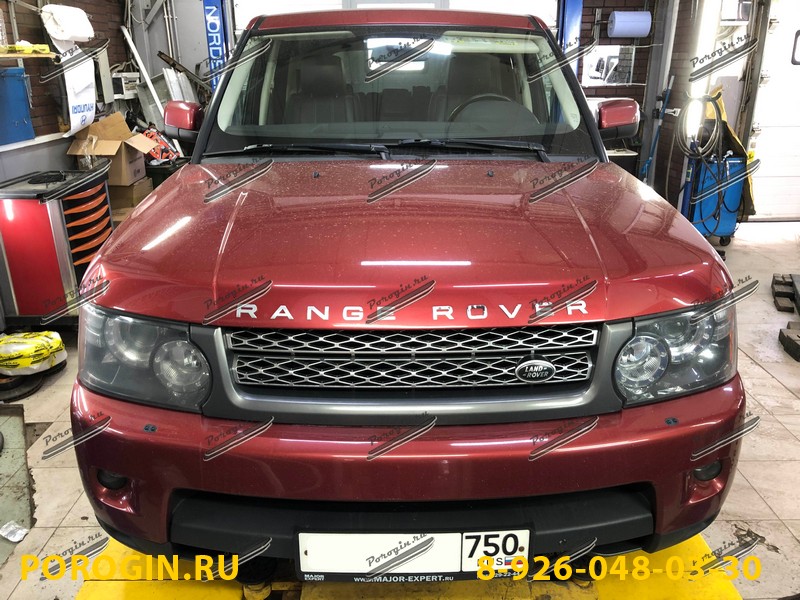 Установка порогов подножки Range Rover Sport 20052013