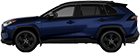 Пороги - подножки Toyota RAV4 2018-2021 V (XA50)