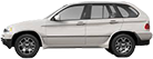 Пороги - подножки BMW, БМВ X5-E53 1999-2006