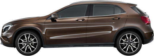 Пороги - подножки Mercedes-Benz, Мерседес GLA X156 2013-2017