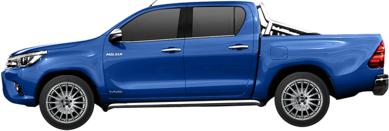 Пороги - подножки Toyota HILUX 2015-2021