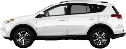 Пороги - подножки Toyota RAV4 2015-2019