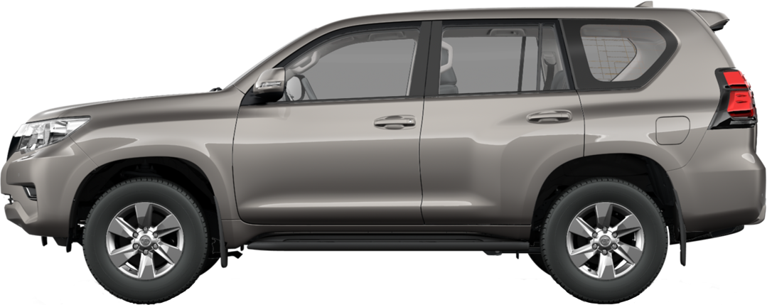 Пороги - подножки Toyota Land Cruiser Prado 150 2017-2021